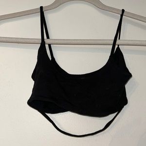 Oh Polly Black crop tank